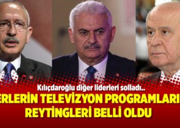 Liderlerin televizyon programlarının reytingleri belli oldu