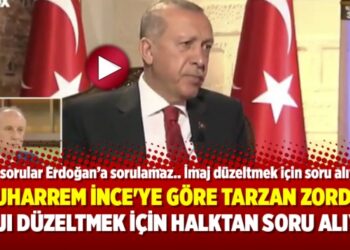 Muharrem İnce’ye göre Tarzan Zorda; İmajı düzeltmek için halktan soru alıyor