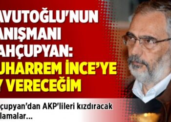 Davutoğlu’nun danışmanı Mahçupyan: İnce’ye oy vereceğim