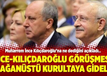 İnce-Kılıçdaroğlu görüşmesi: Olağanüstü Kurultaya gidelim