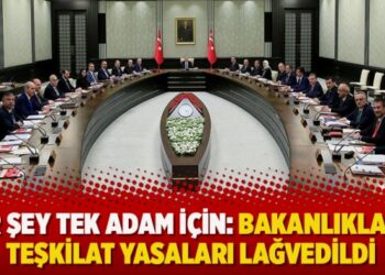 Her şey tek adam için: Bakanlıkların teşkilat yasaları lağvedildi