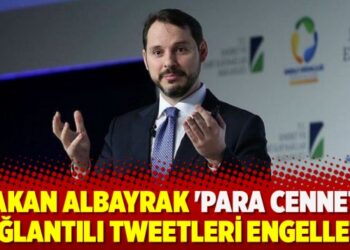 Bakan Albayrak ‘para cenneti’ bağlantılı tweetleri engelletti