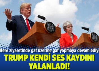 Trump kendi ses kaydını yalanladı!