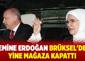 Emine Erdoğan Brüksel’de yine mağaza kapattı
