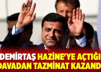 Demirtaş Hazine’ye açtığı davadan tazminat kazandı