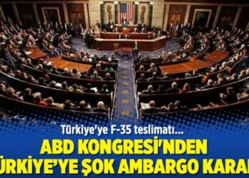 ABD Kongresi’nden şok ambargo kararı