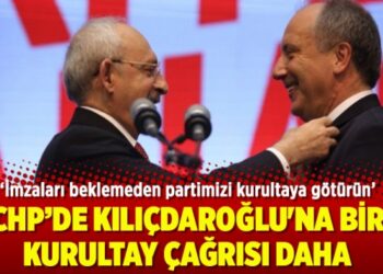 CHPde Kılıçdaroğlu’na bir kurultay çağrısı daha!