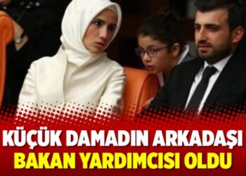Küçük damadın arkadaşı bakan yardımcısı oldu