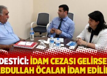 Destici: İdam cezası gelirse Abdullah Öcalan idam edilir