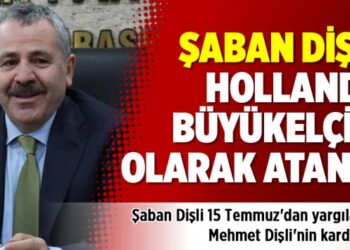 Şaban Dişli Hollanda Büyükelçisi olarak atandı
