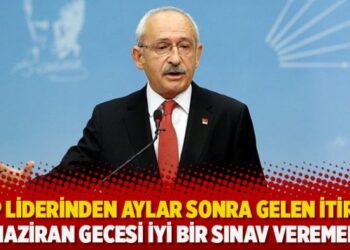 CHP liderinden aylar sonra gelen itiraf: 24 Haziran gecesi iyi bir sınav veremedik!