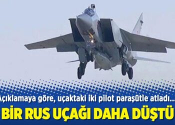 Bir Rus uçağı daha düştü