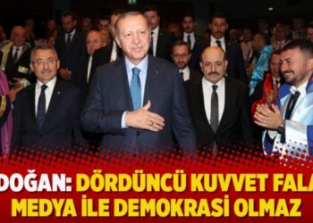 Erdoğan: Dördüncü kuvvet falan, medya ile demokrasi olmaz