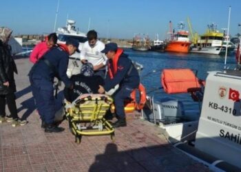 ‘Umuda yolculuk’ta doğum yaptı