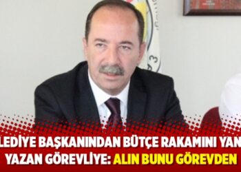 Belediye başkanından bütçe rakamını yanlış yazan görevliye: Alın bunu görevden