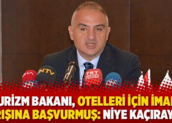 Turizm bakanı, otelleri için imarı barışına başvurmuş: Niye kaçırayım?