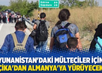 Yunanistan’daki mülteciler için Belçika’dan Almanya’ya yürüyecekler
