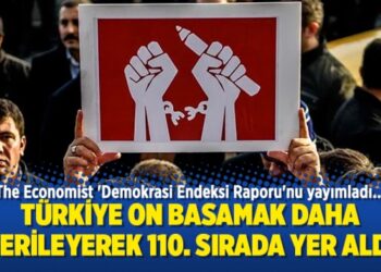 The Economist ‘Demokrasi Endeksi Raporu’nu yayımladı: Türkiye yine geriledi!