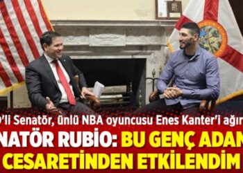 Senatör Rubio: Bu genç adamın cesaretinden etkilendim