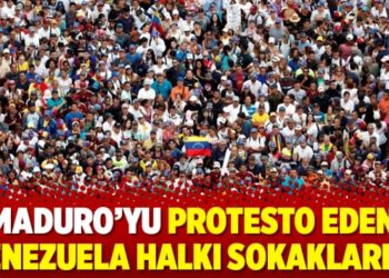 Maduro’yu protesto eden Venezuela halkı sokaklarda