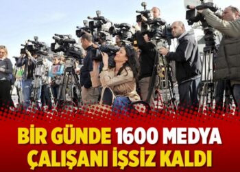 Bir günde 1600 medya çalışanı işsiz kaldı