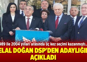 Celal Doğan DSP’den adaylığını açıkladı