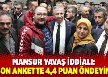 Yavaş iddialı: Son ankette 4,4 puan öndeyim