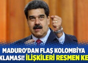 Maduro’dan flaş Kolombiya açıklaması! İlişkileri resmen kesti