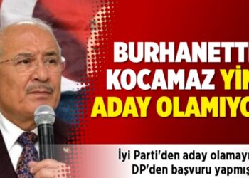 Burhanettin Kocamaz yine aday olamıyor
