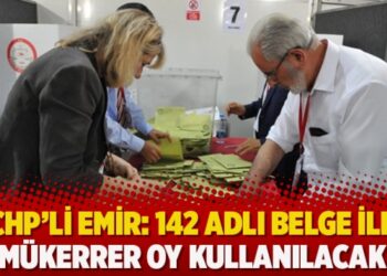 CHP’li Emir: “142 adlı belge ile mükerrer oy kullanılacak”