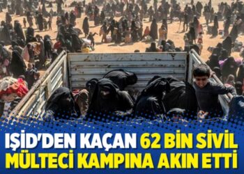 IŞİD’den kaçan 62 bin sivil mülteci kampına akın etti