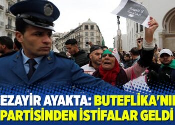 Cezayir ayakta: Buteflika’nın partisinden istifalar geldi