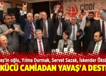 Ülkücü camiadan Yavaş’a destek