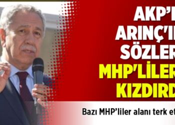 Bülent Arınç’ın sözleri MHP’lileri kızdırdı: Alanı terk ettiler