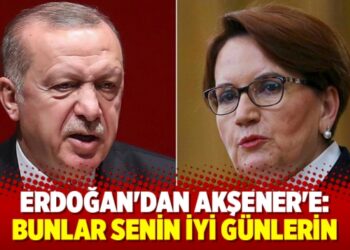 Erdoğan’dan Akşener’e: Bunlar senin iyi günlerin
