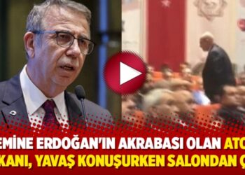 ATO Başkanı, Yavaş konuşurken salondan çıktı