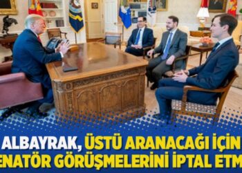 Albayrak, üstü aranacağı için senatör görüşmelerini iptal etmiş