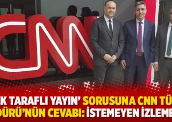 ‘Tek taraflı yayın’ sorusuna CNN Türk Müdürü’nün cevabı: İstemeyen izlemesin