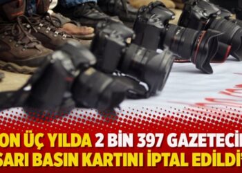 CB İletişim Başkanlığı: son üç yılda 2 bin 397 gazetecinin sarı basın kartını iptal etti