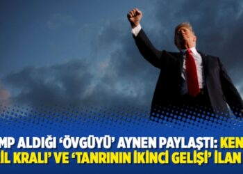 Trump aldığı ‘övgüyü’ aynen paylaştı: Kendini ‘İsrail Kralı’ ve ‘Tanrının ikinci gelişi’ ilan etti!