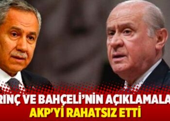 Arınç ve Bahçeli’nin açıklamaları AKP’yi rahatsız etti