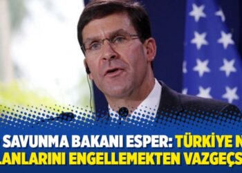 ABD Savunma Bakanı Esper: Türkiye NATO planlarını engellemekten vazgeçsin