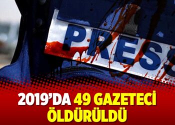 2019’da 49 gazeteci öldürüldü
