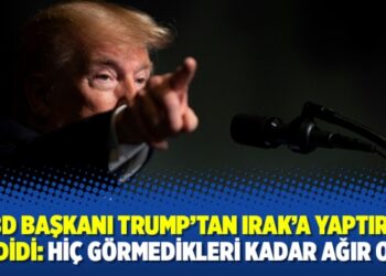 ABD Başkanı Trump’tan Irak’a yaptırım tehdidi: Hiç görmedikleri kadar ağır olur