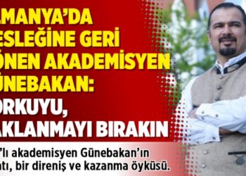 Almanya’da mesleğine geri dönen akademisyen Günebakan: Korkuyu, saklanmayı bırakın