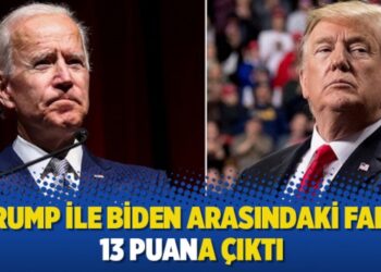 Trump ile Biden arasındaki fark 13 puana çıktı