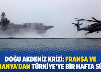 Doğu Akdeniz krizi: Fransa ve Almanya’dan Türkiye’ye bir hafta süre