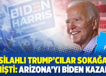 Silahlı Trump’cılar sokağa inmişti: Arizona’yı Biden kazandı