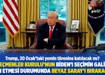 Seçmenler Kurulu’nun Biden’ı seçimin galibi ilan etmesi durumunda Beyaz Saray’ı bırakacak