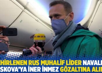 Zehirlenen Rus muhalif lider Navalni, Moskova’ya iner inmez gözaltına alındı